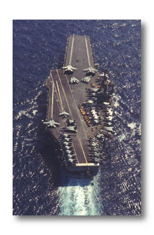 USS Saratoga Aerial Photo