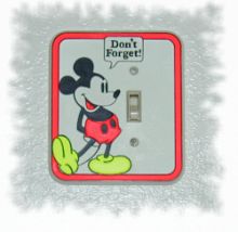 Mickey Mouse lightswitch plate