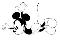 Mickey diving