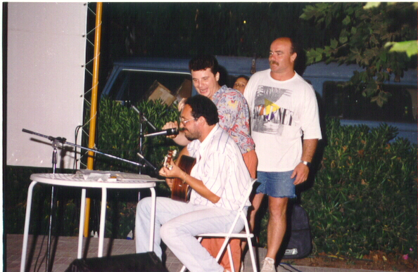 Gilberto ed Alfredo - Serata di musica napoletana - Camping Principe 1996