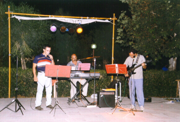 GILBAND: prove prima dello spettacolo - Camping Principe - 1998