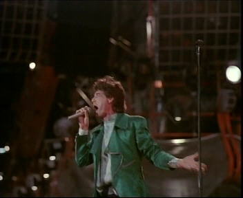 Mick singing