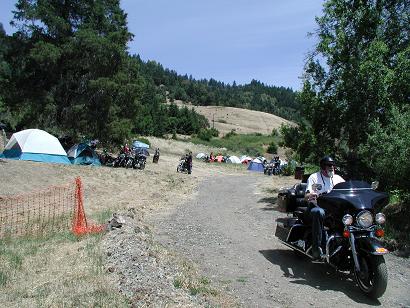 Looking up towards Chimney Flat before it got crowded