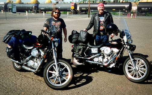 Couple of biker dudes.