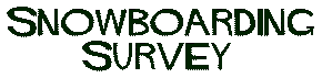 snowboarding survey