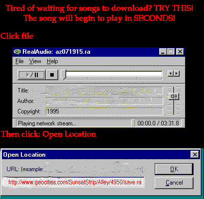 RealAudio Instructions