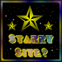 My
                site... is a Starry Site!