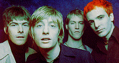 Kula Shaker are from L-R Jay, Crispian, Paul, Alonza