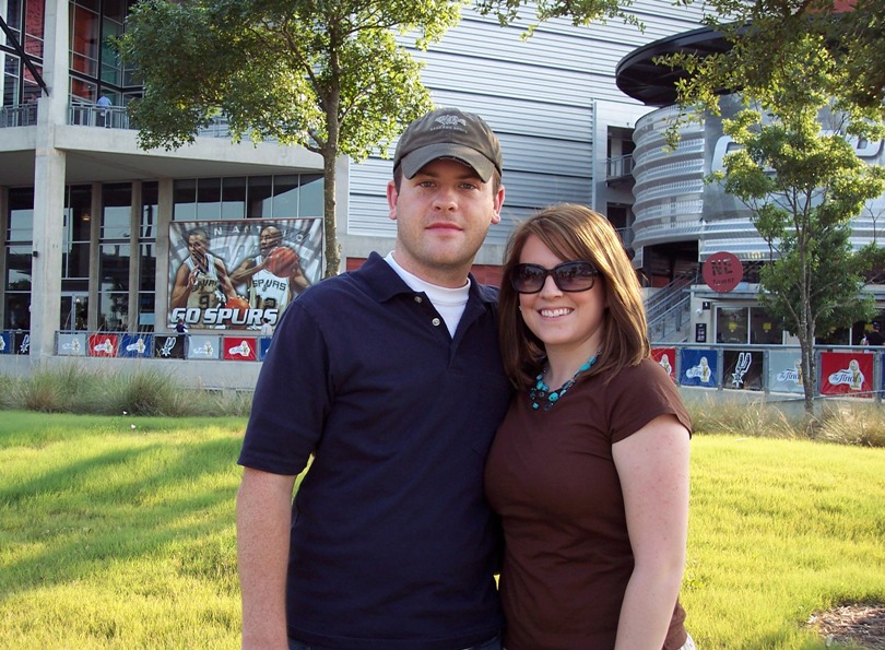 Me and Danielle at NBA Finals