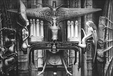 Dibujo de H. R. Giger