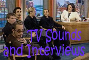 TV Sounds and Interviews!