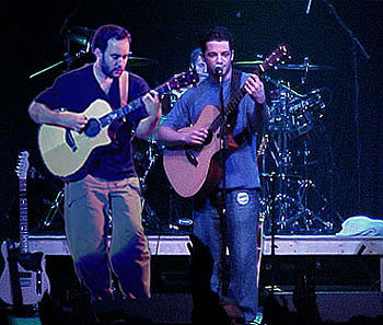 Dave Matthews and Marc Roberge