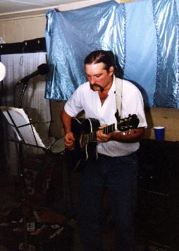 John jammin' in the basement.