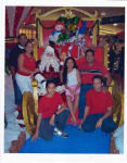 Me and my family with santa