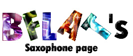 BFlat's Saxophone Page