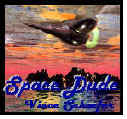 CD album cover, Space Dude by Vince Schaefer, re-mixed by Chaz Ipson