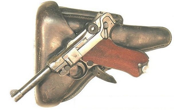 Luger Parabellum 9mm 1916 with Holster - Ser#798