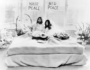 John and Yoko's Bed Peace, and Hair Peace!