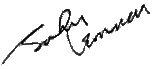 John's Signature, sorry it didn't turn out very well!