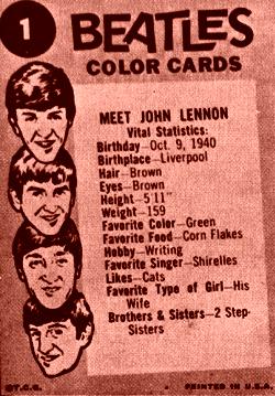 John's Stat's Card!