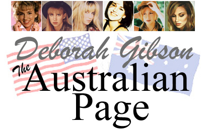 Header for the Australian Deborah Gibson Page