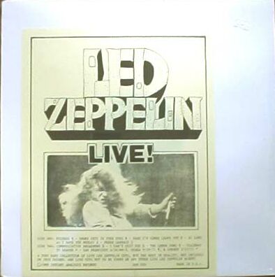 Led Zeppelin:  LIVE!