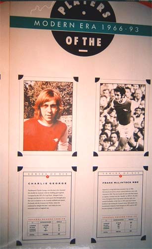 charlie george and frank mclintock display thing