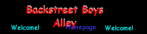 Welcome to Backstreet Boys Alley