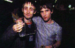 Tim Wheeler with Neil Hannon from The Divine Comedy