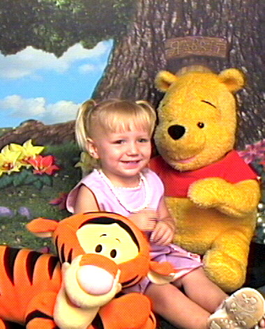 Kylie's 2nd B-day Pics with Pooh and Tigger