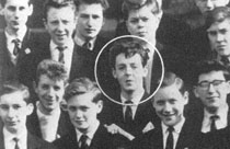 Paul at the Liverpool Institute Grammar School, late 1950s