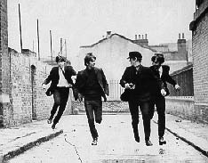 Paul, George, Ringo, John, A Hard Day's Night, 1964