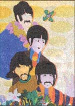 John, Paul, George, Ringo in 'Yellow Submarine' 1968