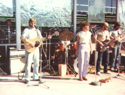 the Buffalo plays a shopping center grand opening