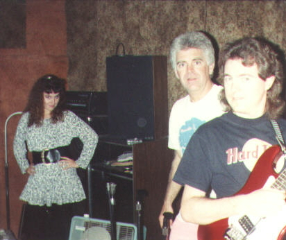 Mary, Mike & Doug in Brian's rehearsal studio