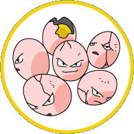 Exeggcute: Planta e Psquico