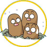 Dugtrio: Terra