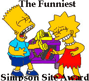 The Funniest Simpson Site Award