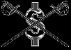 Merc Logo: Crossed Swords over Dollar Sign