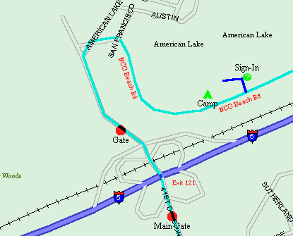 Ft. Lewis Map