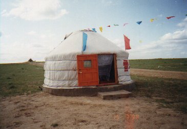 The Yurt we stayed in in Hohhot