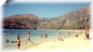 Hanauma Bay beach