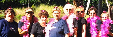 The Flamingals at the Gardens