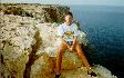 Me over the east cliff at Formentera