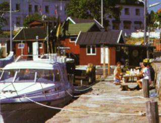 Yachting port in Allinge