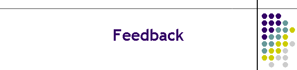 Feedback