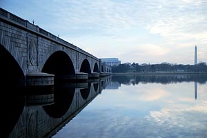 Memorial Bridge and Monuments