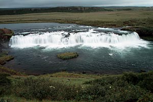 Small Glacial Waterfall