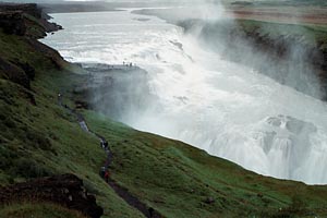 Gulfoss from Upper Canyon Rim