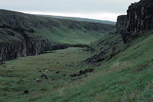 Gulfoss' Two Canyon Levels